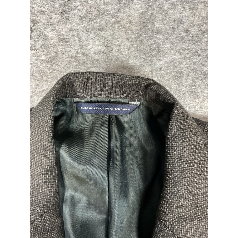 Brooks Brothers Blazer Mens 42R 100% Wool Jacket Made In USA Gray - Picture 3 of 8
